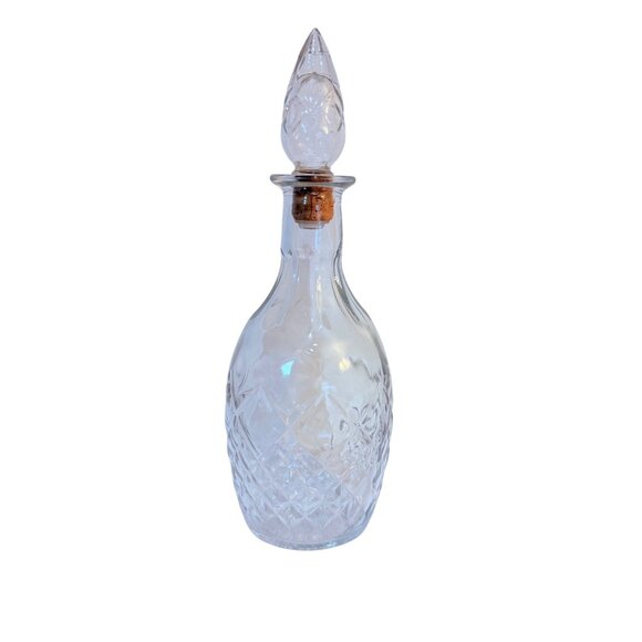 London Winery Limited Wine Decanter Cut Glass VTG 60s Regency Barware Stopper - Picture 15 of 15
